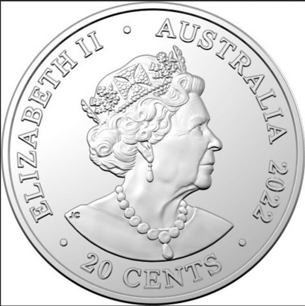 2022 - 90th Anniversary of ABC - 20c Uncirculated Coin - Image 2