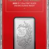 2023 $1 1/2oz Fine Silver Lunar Year of the Rabbit Ingot - Image 4
