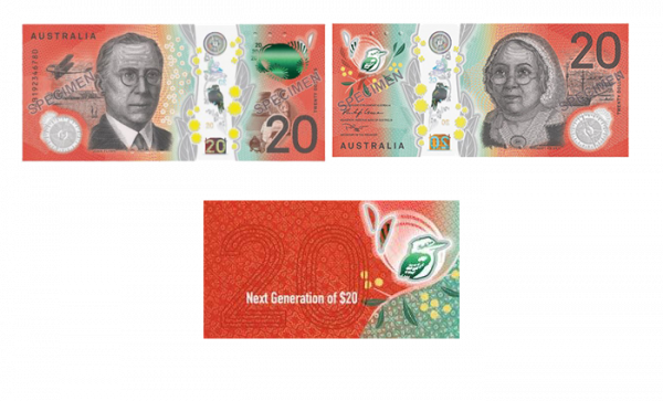 Australia: 2019 $20 Next Generation Unc Banknote Folder