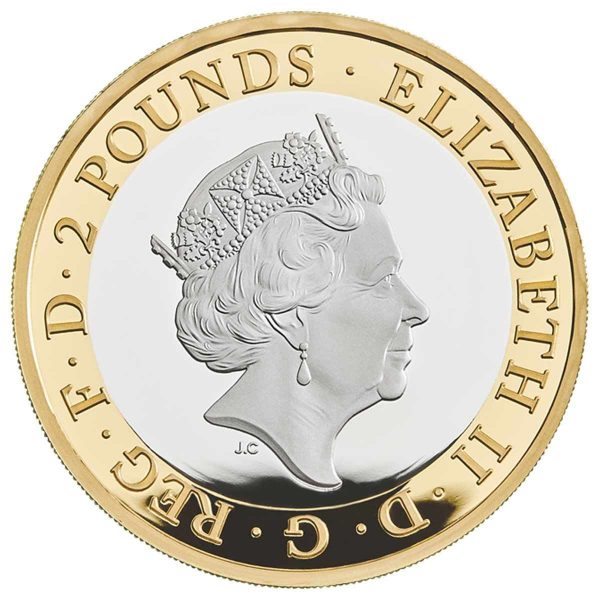 2020 £2 Agatha Christie Silver Proof Coin - Image 3