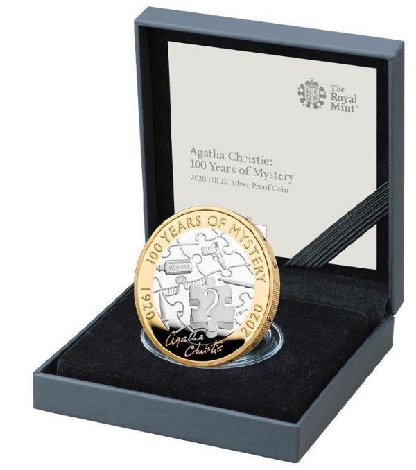 2020 £2 Agatha Christie Silver Proof Coin - Image 5