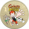 2021 $1 Centenary of Ginger Meggs Coloured AlBr 2 Coin Set - Image 3