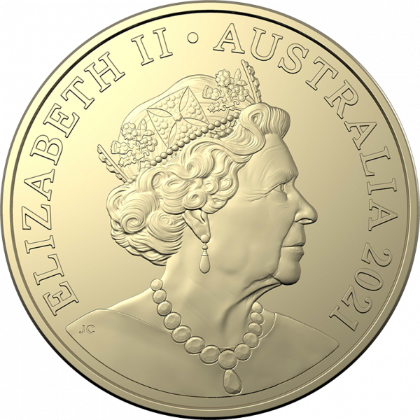 2021 $1 Centenary of Ginger Meggs Coloured AlBr 2 Coin Set - Image 4
