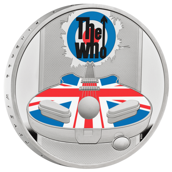 2021 £2 The Who 1oz Coloured Silver Proof Coin - Image 4