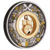 2022 Jingle Bell 2oz Silver 24K Gold Inlay Antiqued Coloured Coin - Perth Mint