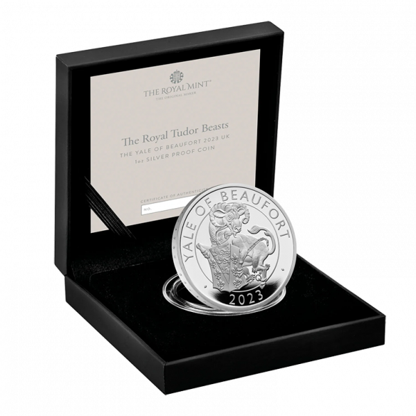 2023 £2 The Yale of Beaufort 1oz Silver Proof - Image 4