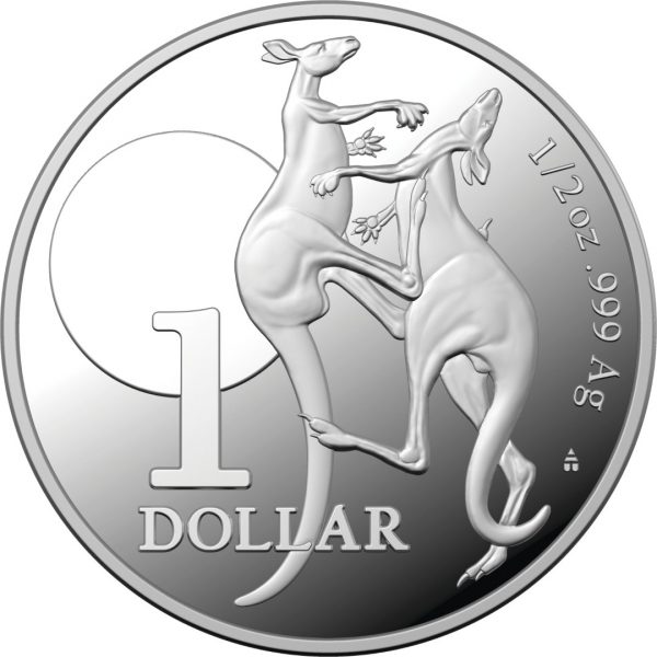 2023 $1 1/2oz Kangaroo Silver Fighting Spirit Fine Silver Proof Coin - Image 2
