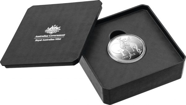 2023 $1 1/2oz Kangaroo Silver Fighting Spirit Fine Silver Proof Coin - Image 3