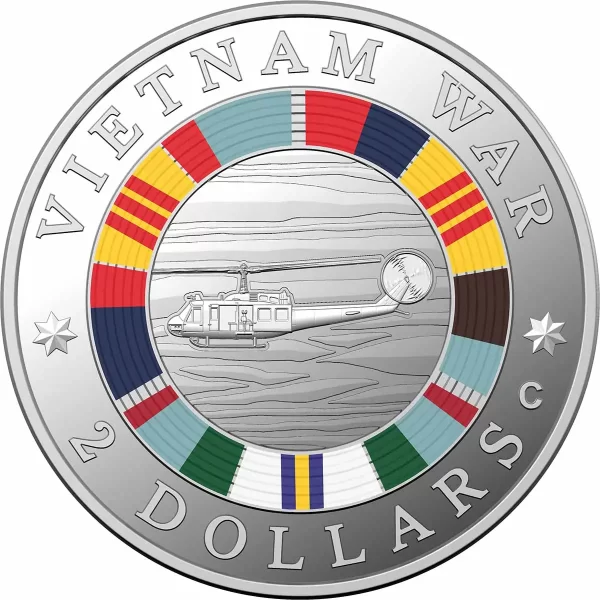 2023 $2 Vietnam War End of Australia’s Involvement 50th Anniversary C Mintmark Silver Proof Coin
