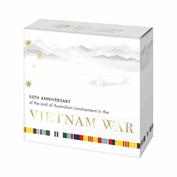 2023 $2 Vietnam War End of Australia’s Involvement 50th Anniversary C Mintmark Silver Proof Coin - Image 3