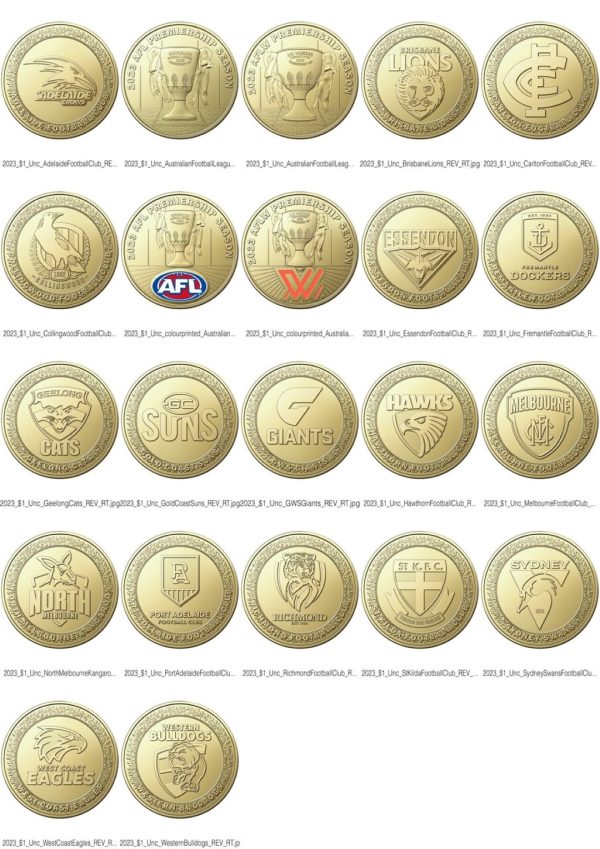 AFL 2023 Folder & Coin Tube Set - Image 2