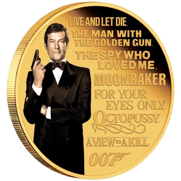 2023 James Bond Legacy Series - 2nd 1/4oz Gold Proof Coloured Coin