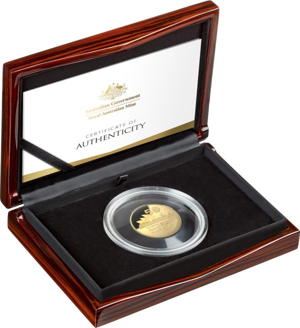 2023 $100 Gold Domed Proof Coin – 50th Anniversary of the Sydney Opera House - Image 4