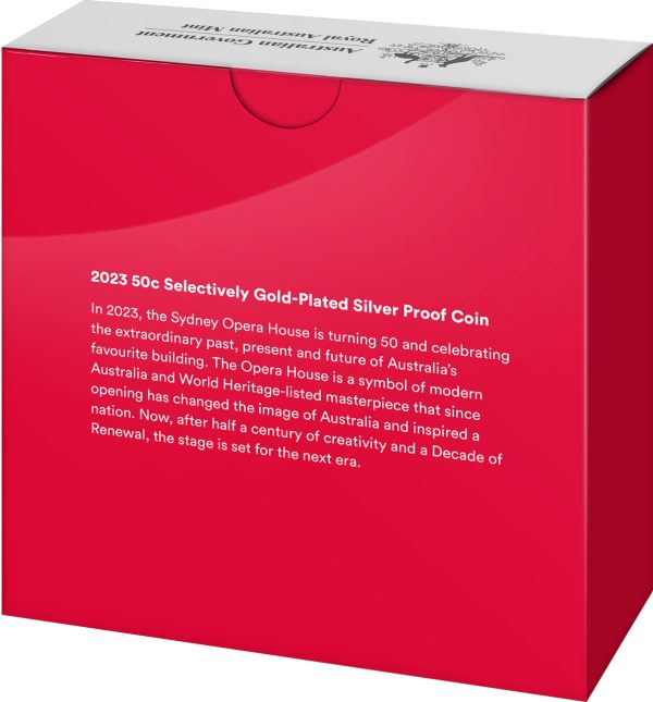 2023 50c Silver SGP Proof Coin – 50th Anniversary of the Sydney Opera House - Image 4
