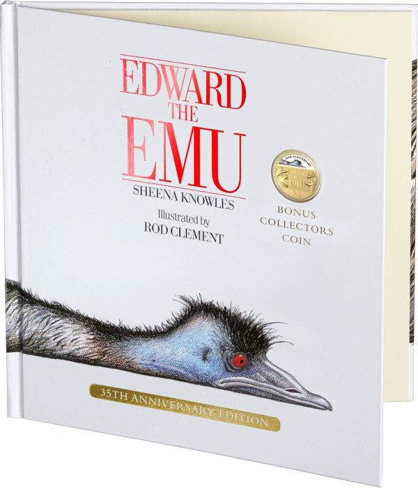 2023 20c Edward the Emu Gold Plated 20c coin and Collector Book