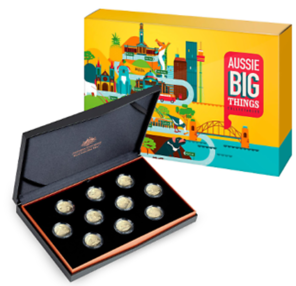 2023 Aussie Big Things 10-Coin AlBr Proof Set
