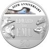 2023 20 cent 35th Anniversary of Edward the Emu Coloured CuNi UNC Coin in BOOK - Image 2