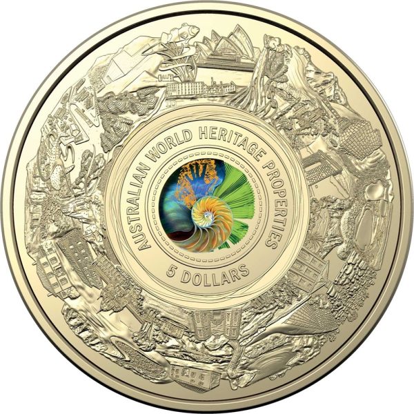 2023 Australian World Heritage Properties $5 Uncirculated Coloured Frosted Coin - Image 2