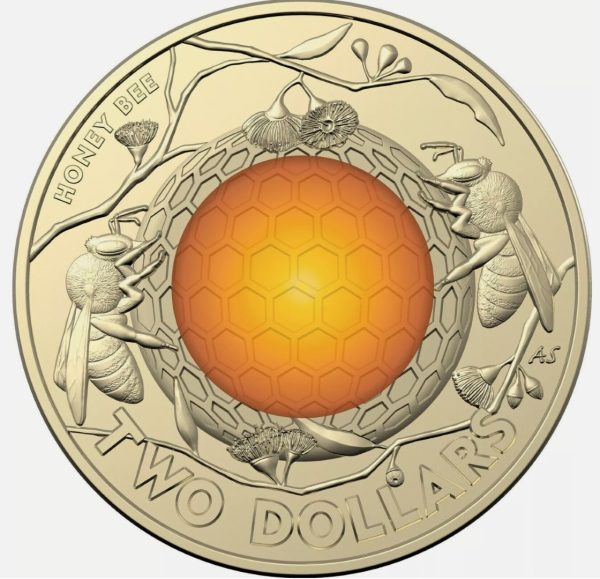 2022 $2 International Coin of the Year - Honeybee - Image 3