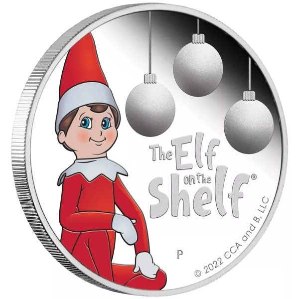 2022 50c The Elf on the Shelf 1/2 Oz Silver Proof Coin
