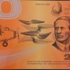 1993 NPA Australia $20 Uncut Vertical Pair Gold Serials & Folder Rare Banknotes - Image 2