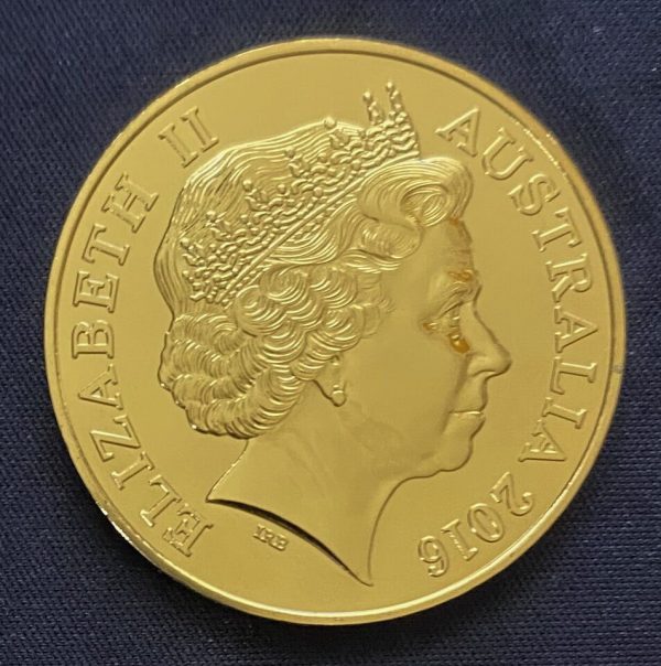 2016 50th ANNIVERSARY of DECIMAL CURRENCY WMF GOLD PLATED 50c COIN Low Mintage - Image 3