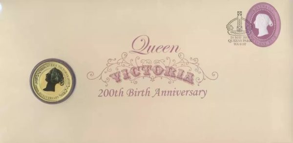 2019 Queen Victoria 200th Birthday Anniversay $1 Perth Mint PNC Double Head - Only 5000
