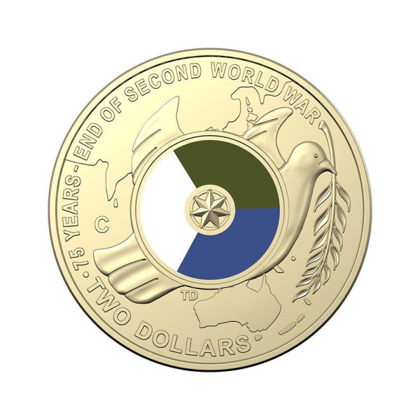 2020 End Of The Second World War Coloured $2 C Mintmark Carded - Image 2