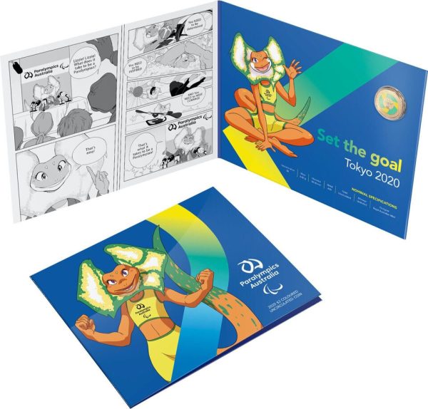 2020 Tokyo Paralympics - Set to Soar $2 Two Dollar Unc Coin in Folder