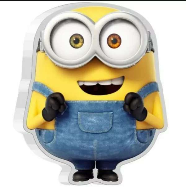 2021 Bob The Minion Shaped 1oz Silver Coin *Ultra Limited Mintage 300/1000*
