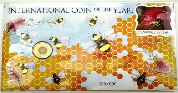 2022 $2 Honey Bee International Coin of the Year 2023 Embossed 2023 PNC Trio 888 - Image 4