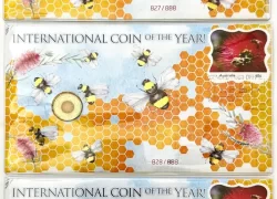 2022 $2 Honey Bee International Coin of the Year 2023 Embossed 2023 PNC Trio 888