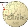 2022 AUSTRALIA $1 coin Centenary of the Smith Family PNC - envelope privy mark - Image 3