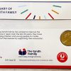 2022 AUSTRALIA $1 coin Centenary of the Smith Family PNC - envelope privy mark - Image 2