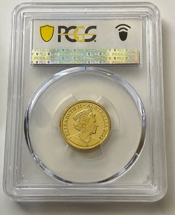 2022 Australia $2 ‘C’ Mintmark Peacekeeping Coin PCGS MS67 Gold Shield - Image 3