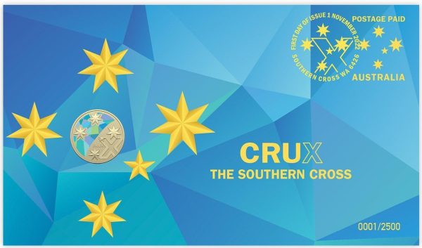 2022 Australia $1 Color CRUX coin - Southern Cross Impressions PNC - only 2500