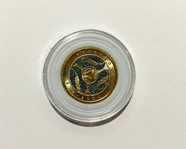 2022 Socceroos 100 Year Centenary $2 Coloured Coin 1922 - 2022  - Unc FIFA - Image 2