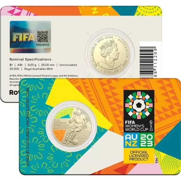 2023 $1 Coloured Uncirculated FIFA Women’s World Cup Australia and New Zealand