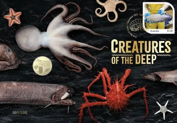 2023 $1 Creatures of the Deep Impressions Larger PNC Limited Edition 309/500