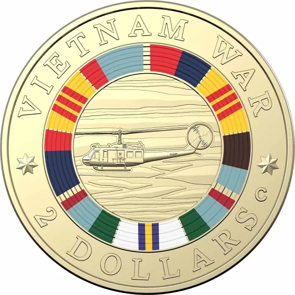 2023 $2 'C' Mintmark Uncirculated Coin Vietnam War 50th Anniversary