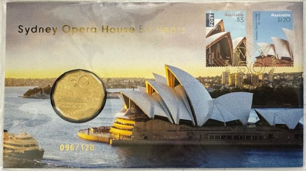 2023 50c Sydney Opera House Prestige Impressions PNC 096/120 - Rare
