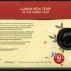 2023 Chinese Lunar New Year of the Rabbit PNC RAM 50c Coin Cover Australia - Image 2