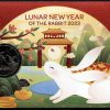 2023 Chinese Lunar New Year of the Rabbit PNC RAM 50c Coin Cover Australia