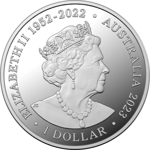2023 Creatures of the Deep $1 Fine Silver ‘C’ Mintmark Proof Coin - 5000 Mintage - Image 2