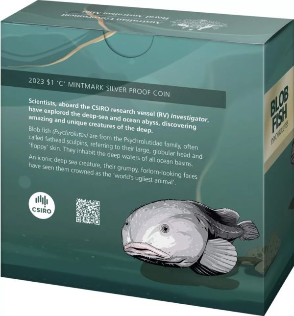 2023 Creatures of the Deep $1 Fine Silver ‘C’ Mintmark Proof Coin - 5000 Mintage - Image 4