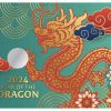2024 Australia 50c Coin New Year Lunar Dragon Impressions Prestige 666/888 PNC - Image 7