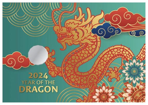 2024 Australia 50c Coin New Year Lunar Dragon Impressions Prestige 666/888 PNC - Image 7