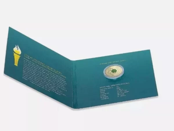 2024 Australian Paralympic Team Coloured $2 Coin in Folder - Image 2