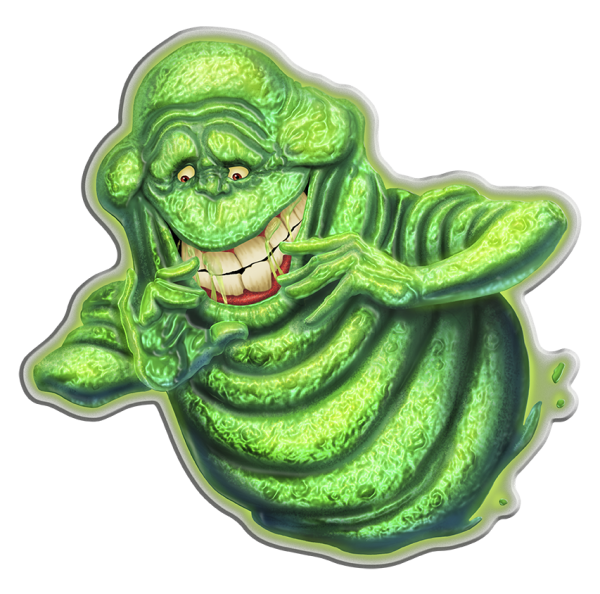 2024 Ghostbusters 2oz Silver Slimer Shaped Coin - low 750 mintage - Image 2