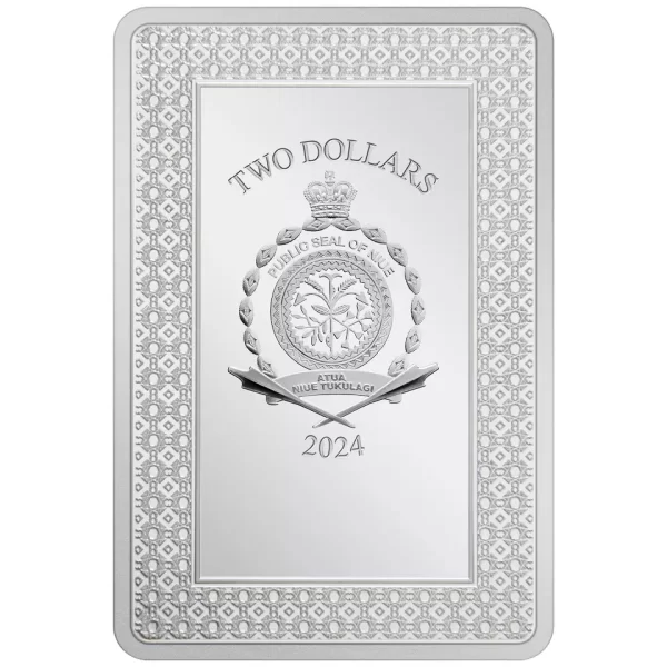 2024 Niue - The Devil 1oz Silver Colored Proof Coin Tarot Card XV NZ Mint - Image 3